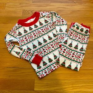 Hanna Andersson Holiday Trees Long John Pajamas🎄